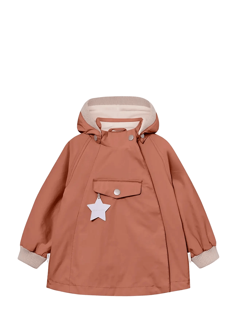 MINI A TURE - MATWAI fleece lined jacket. GRS - anorakker - rustic brown - 0