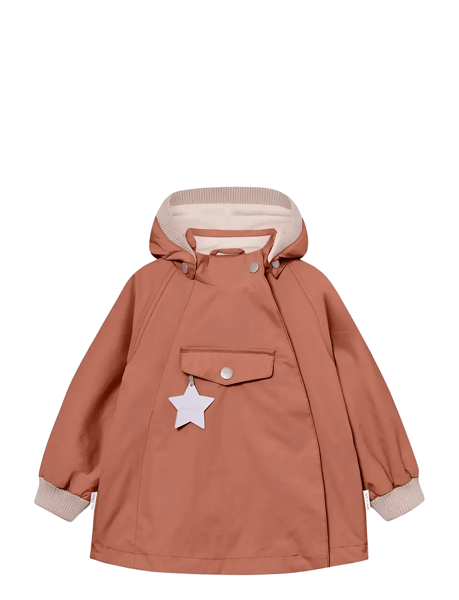 MINI A TURE - MATWAI fleece lined jacket. GRS - anoraks - rustic brown - 0