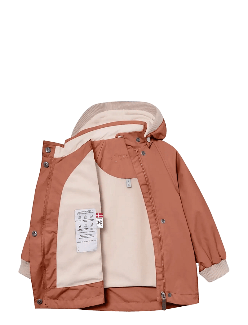 MINI A TURE - MATWAI fleece lined jacket. GRS - anorakker - rustic brown - 2