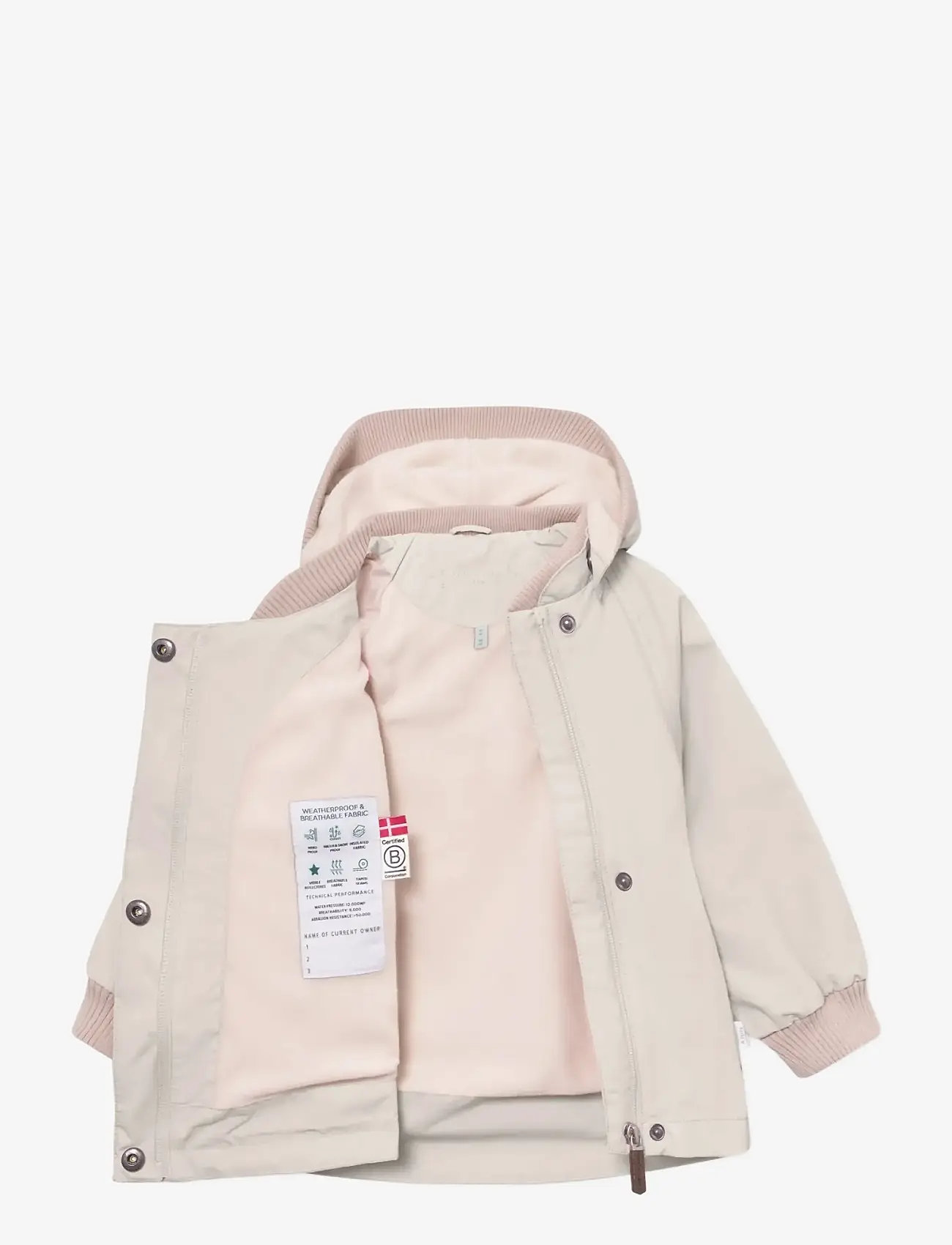 MINI A TURE - MATWAI fleece lined jacket. GRS - anorakker - sandshell - 2