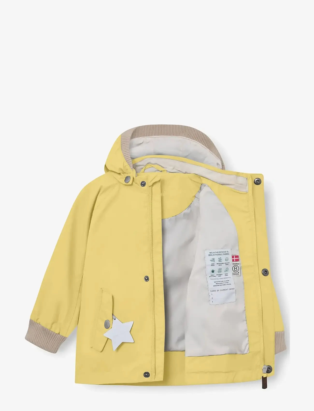 MINI A TURE - MATWALLY jacket. GRS - windjacken - dusky citron - 2
