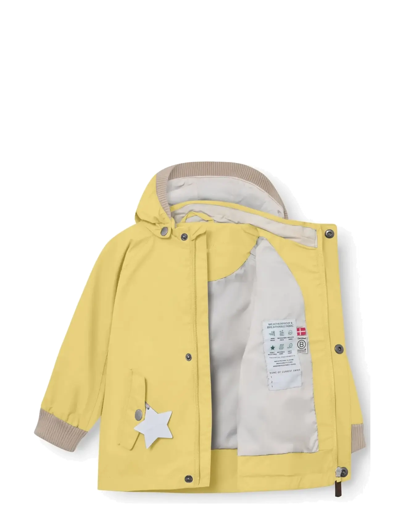 MINI A TURE - MATWALLY jacket. GRS - windjacken - dusky citron - 2