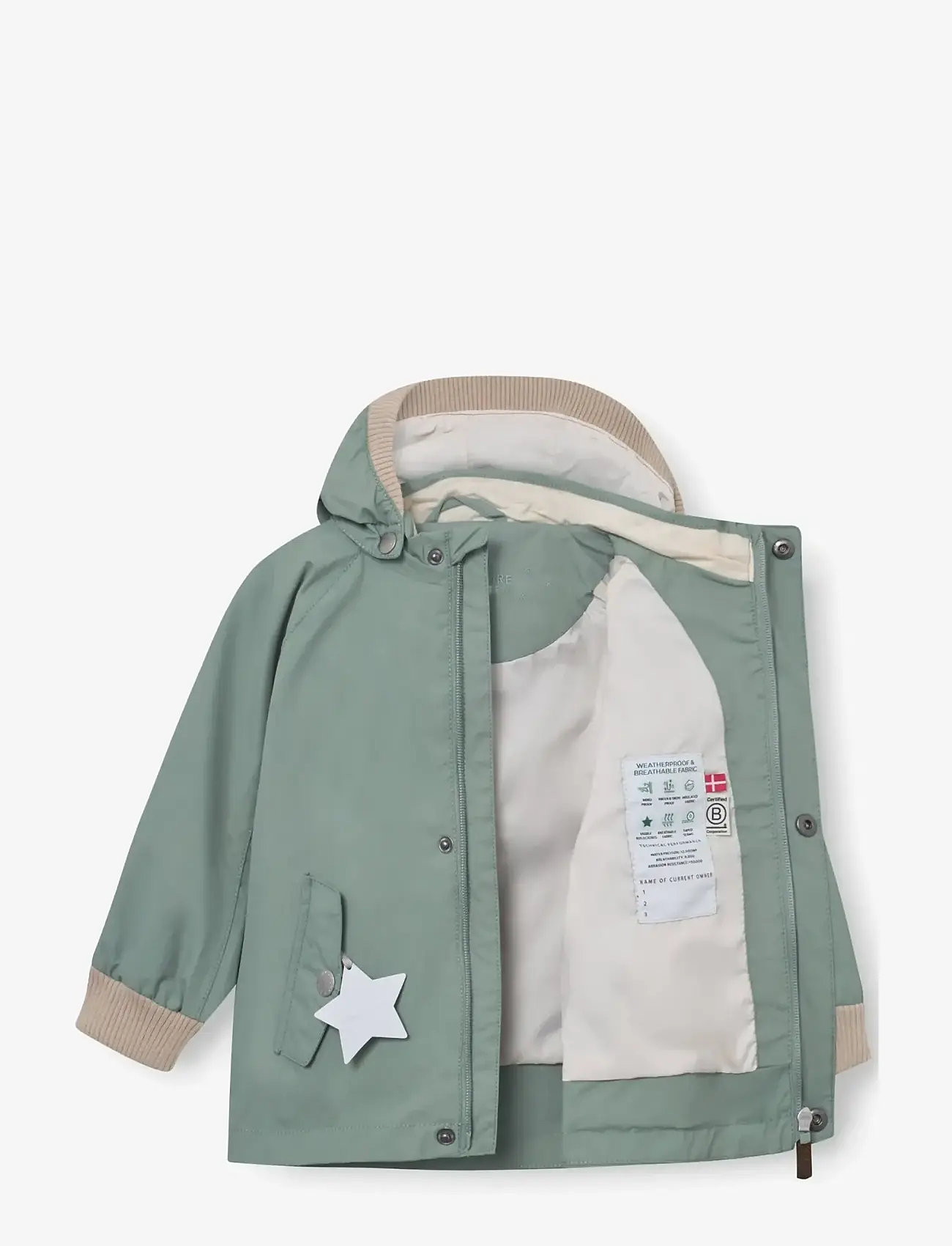 MINI A TURE - MATWALLY jacket. GRS - vindjakker - granite green - 2