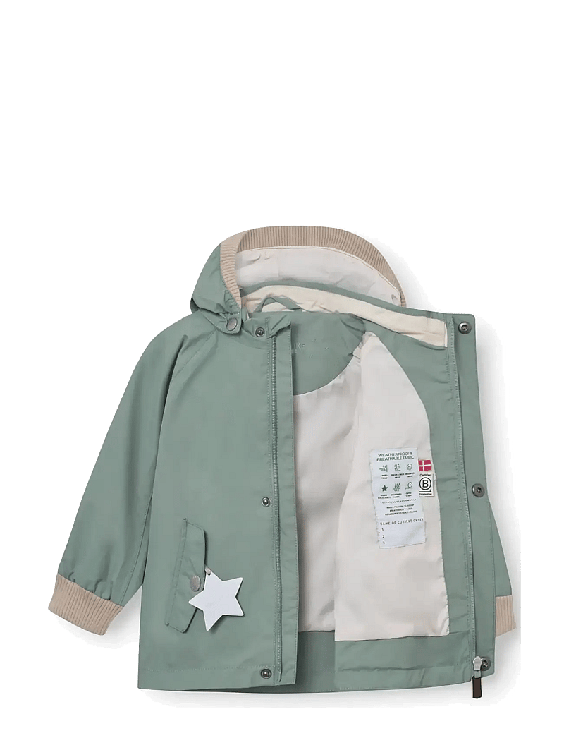 MINI A TURE - MATWALLY jacket. GRS - vindjakker - granite green - 2