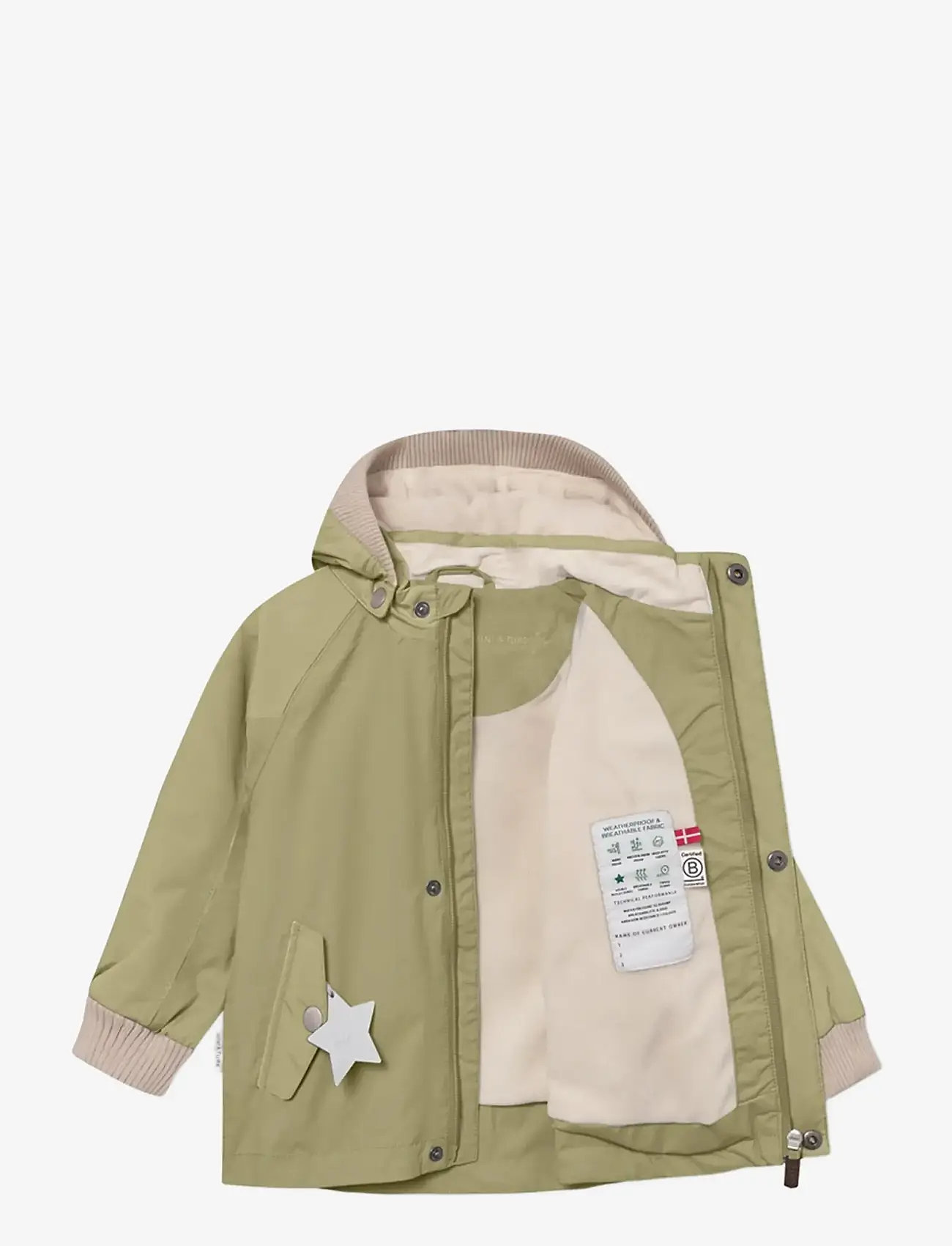 MINI A TURE - MATWALLY fleece lined jacket. GRS - vinterjakker - boa green - 2