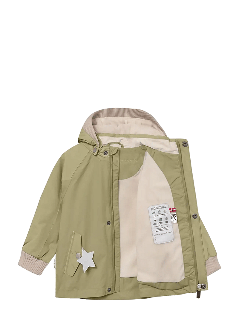 MINI A TURE - MATWALLY fleece lined jacket. GRS - vinterjakker - boa green - 2