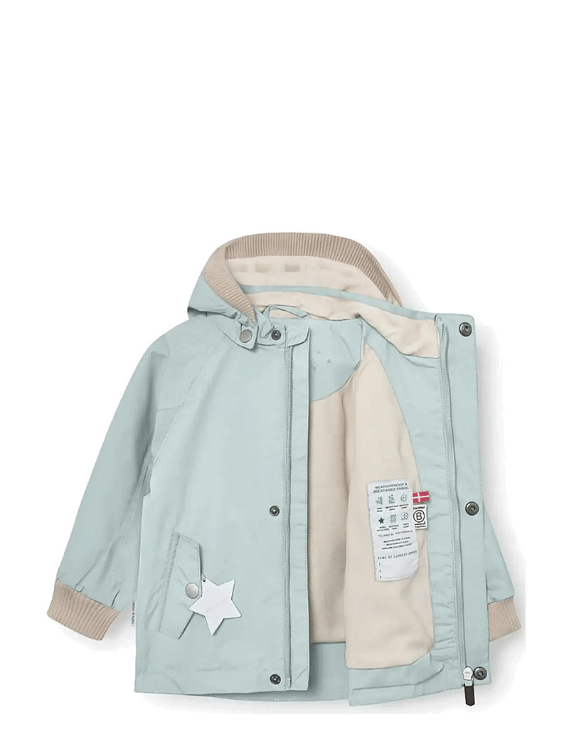 MINI A TURE - MATWALLY fleece lined jacket. GRS - cloud blue - 3