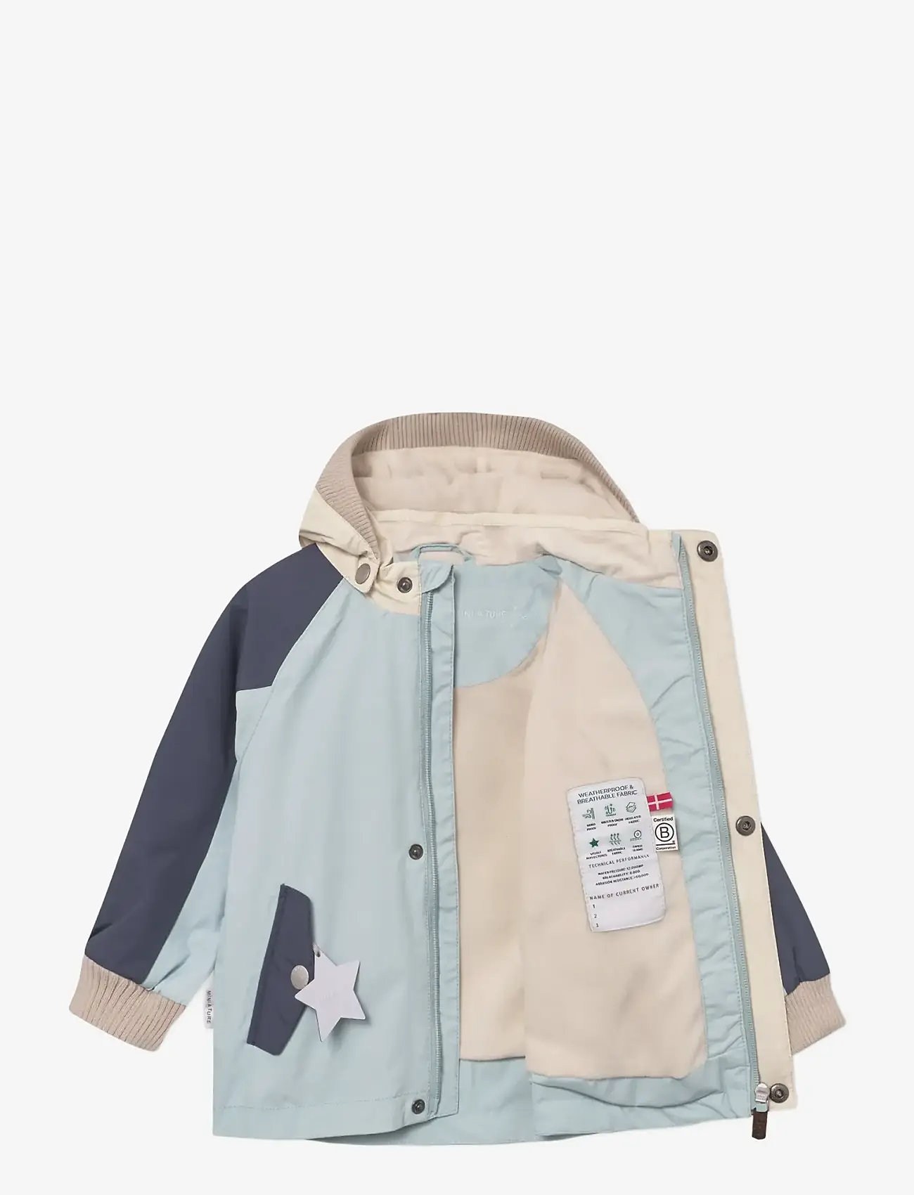 MINI A TURE - MATWALLY fleece lined jacket. GRS - fleecejakker - cloud blue col. b. - 3