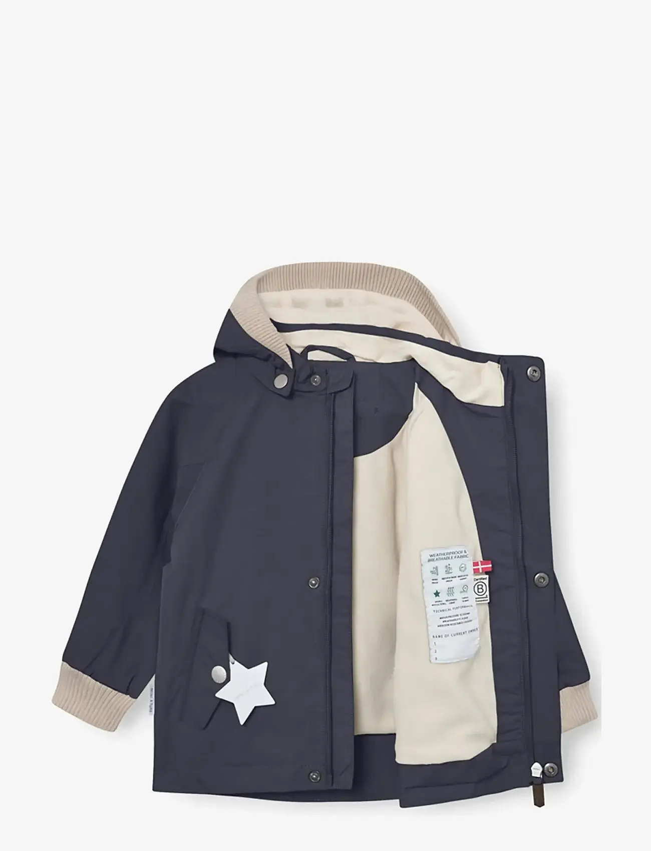 MINI A TURE - MATWALLY fleece lined jacket. GRS - vinterjakker - ombre blue - 2