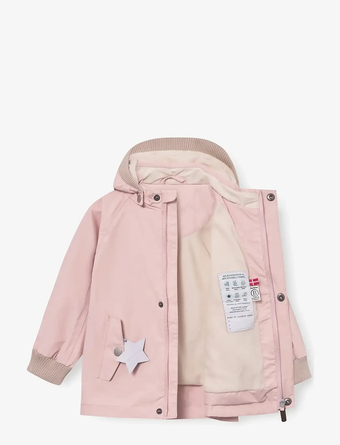 MINI A TURE - MATWALLY fleece lined jacket. GRS - fleecejacken - rose smoke - 2