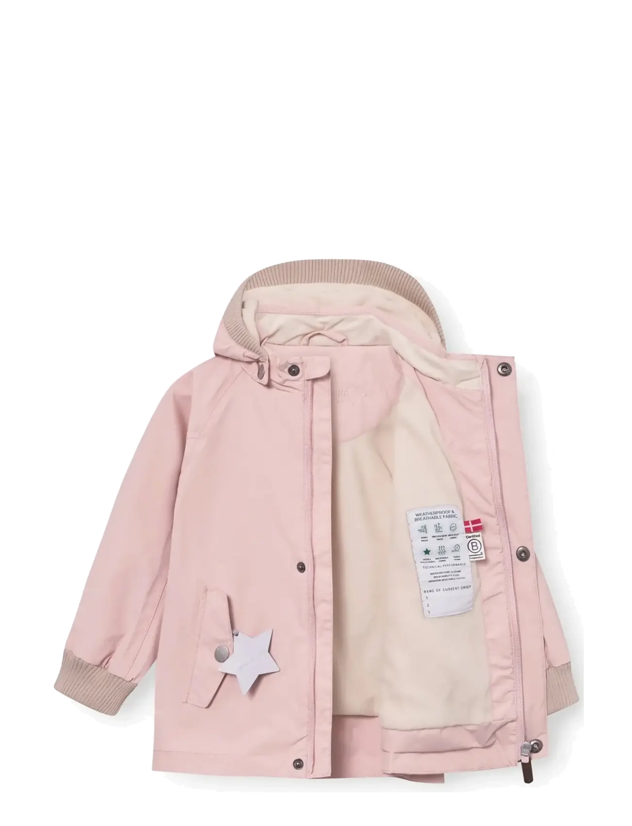 MINI A TURE - MATWALLY fleece lined jacket. GRS - winter jackets - rose smoke - 2