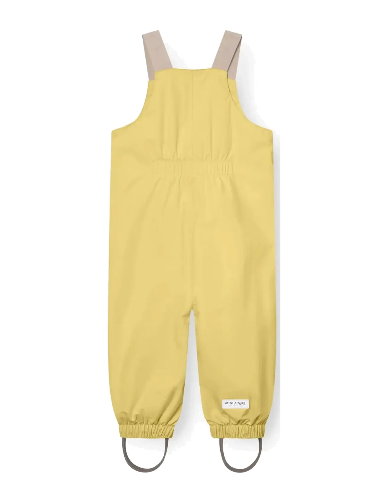 MINI A TURE - MATWALENTAYA overalls. GRS - regnbukser - dusky citron - 2