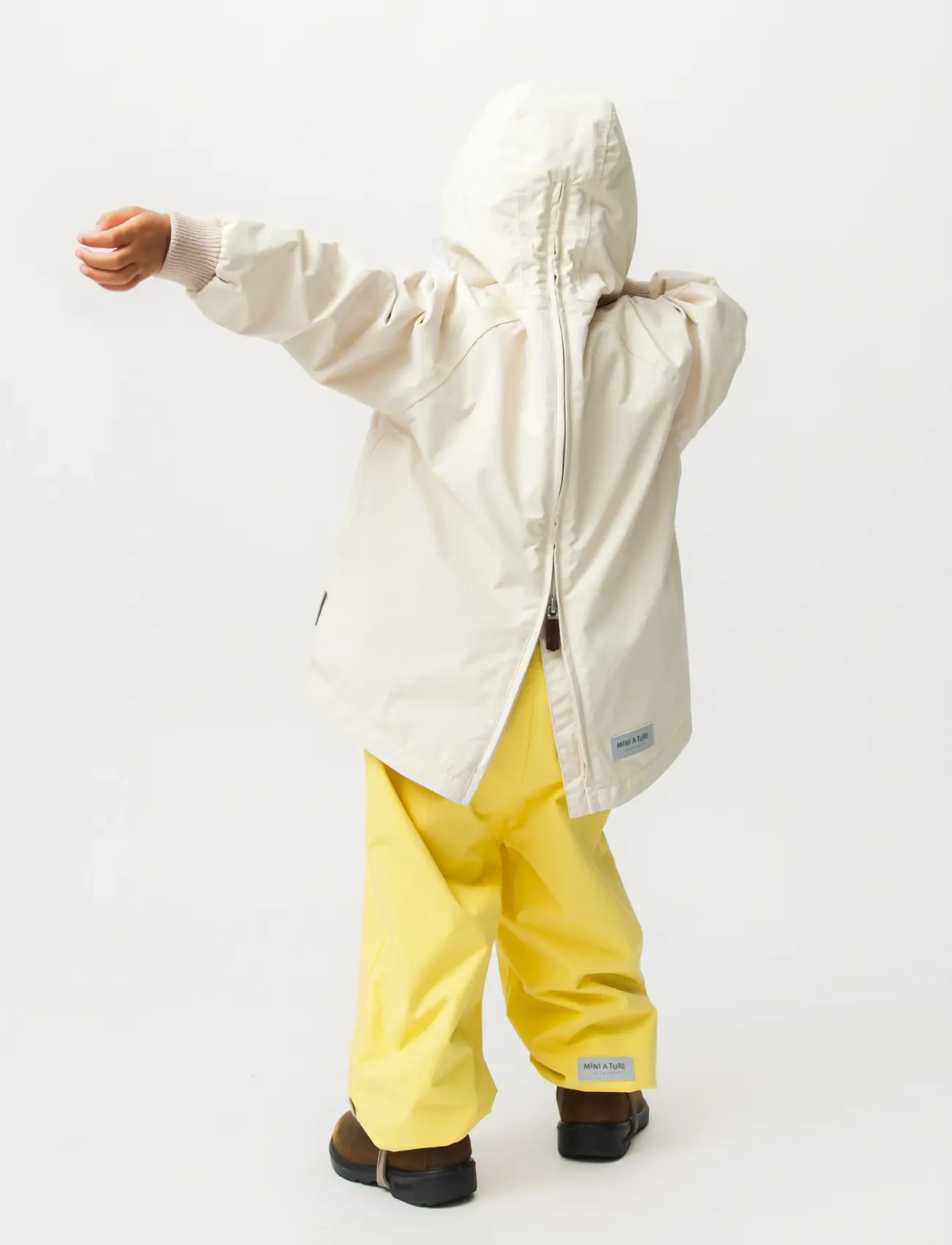 MINI A TURE - MATWALENTAYA overalls. GRS - rain trousers - dusky citron - 4