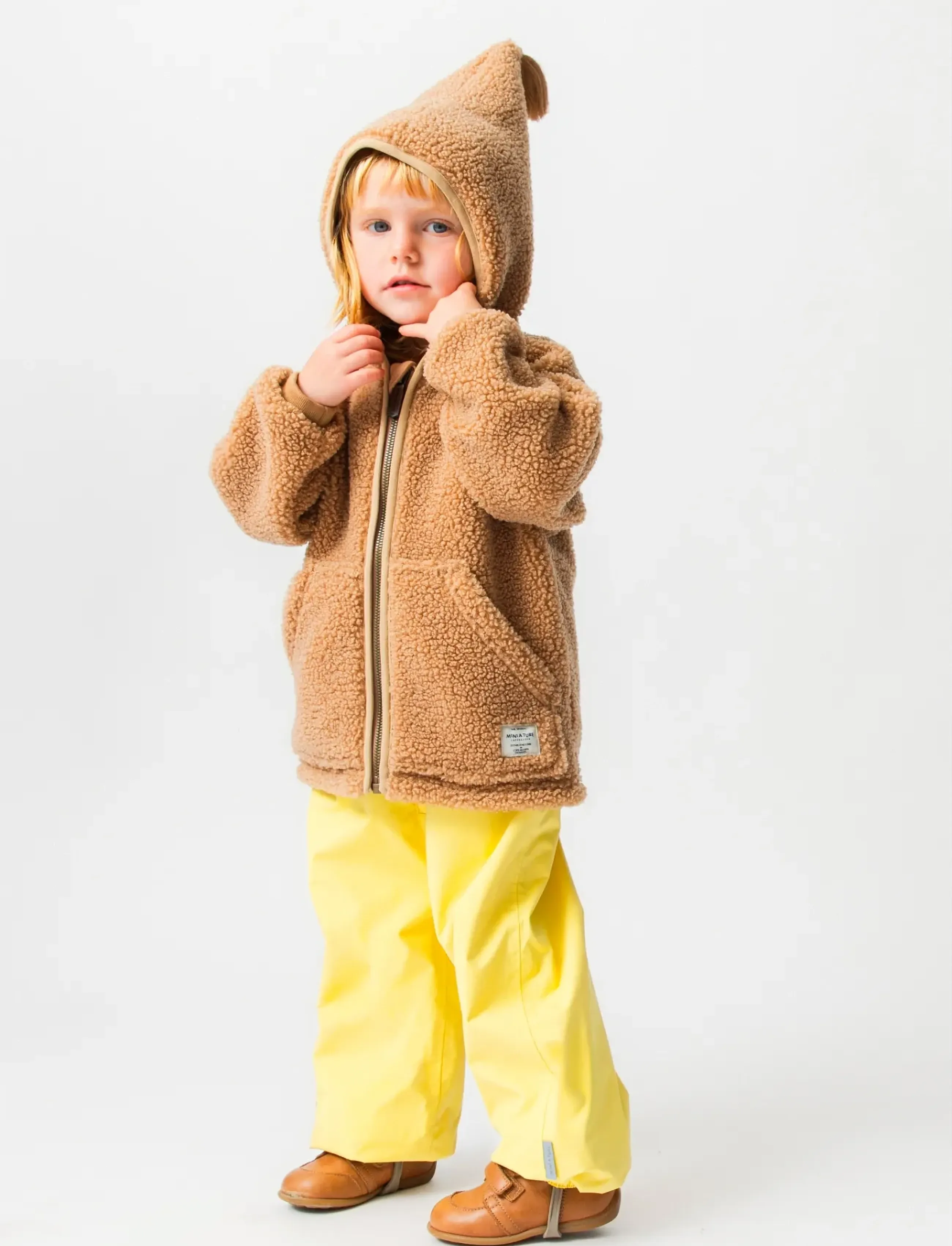 MINI A TURE - MATWALENTAYA overalls. GRS - rain trousers - dusky citron - 5