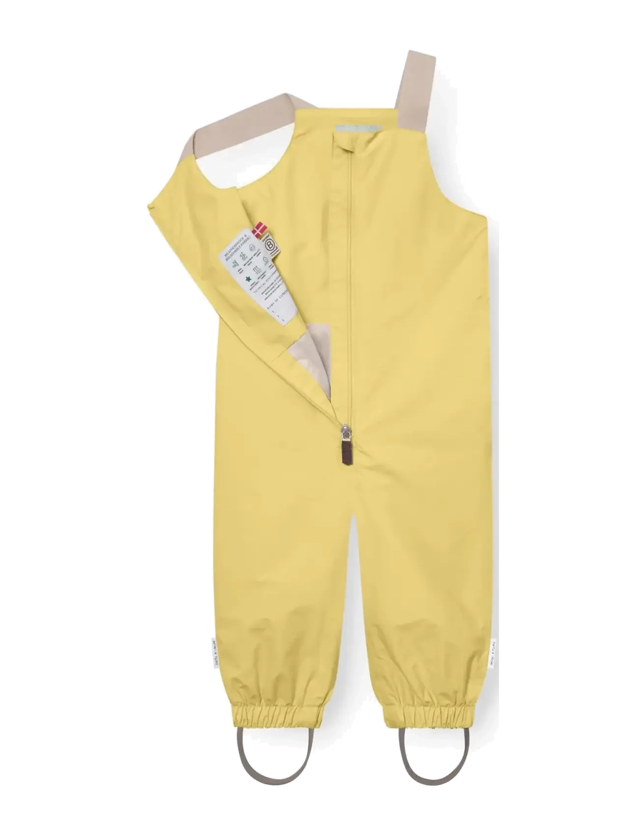 MINI A TURE - MATWALENTAYA overalls. GRS - rain trousers - dusky citron - 3