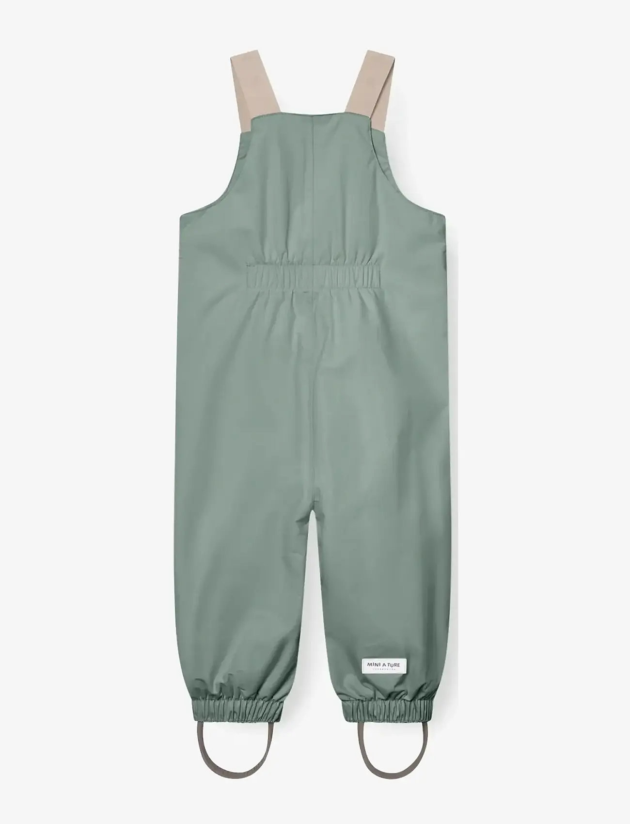 MINI A TURE - MATWALENTAYA overalls. GRS - regnbukser - granite green - 1