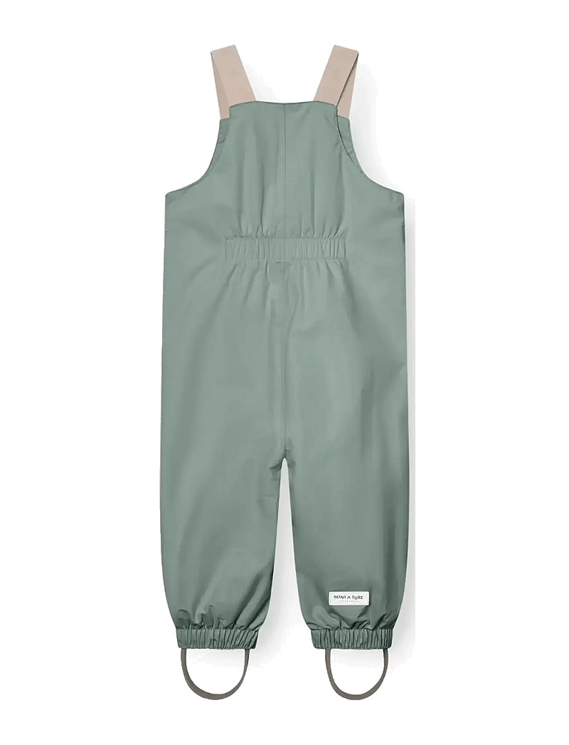 MINI A TURE - MATWALENTAYA overalls. GRS - regnbukser - granite green - 1