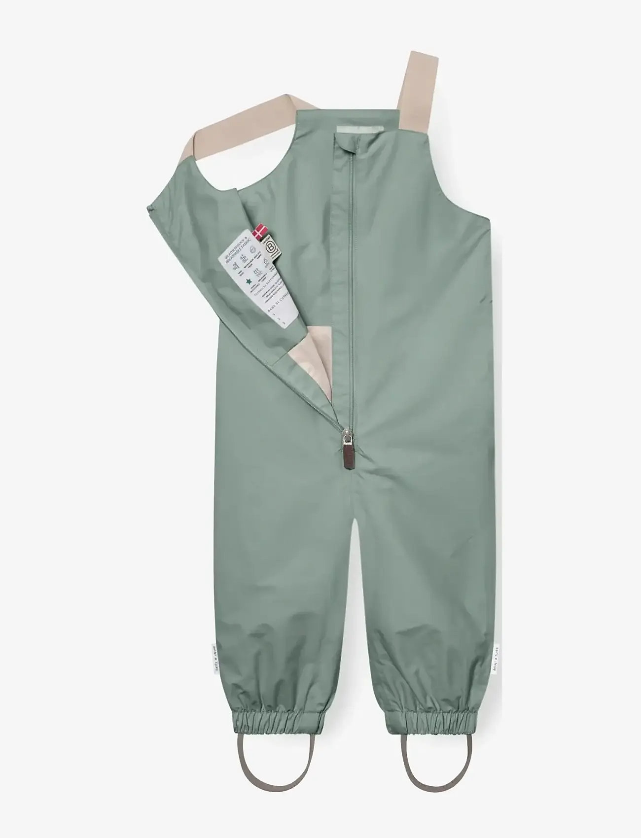 MINI A TURE - MATWALENTAYA overalls. GRS - regnbukser - granite green - 2