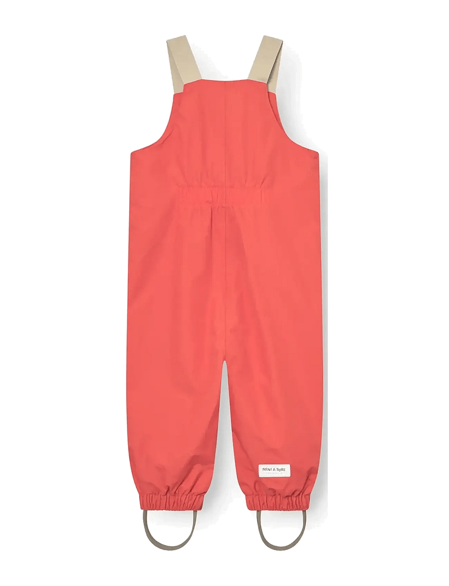MINI A TURE - MATWALENTAYA overalls. GRS - regnbyxor - paprika red - 2