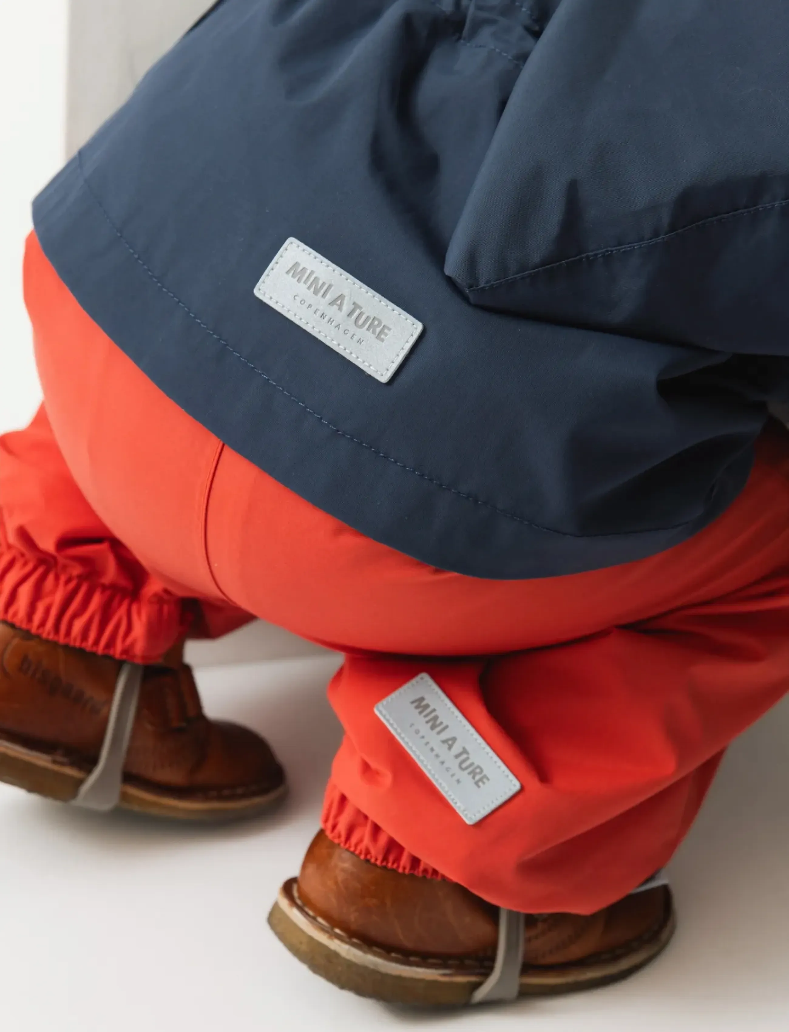 MINI A TURE - MATWALENTAYA overalls. GRS - regnbyxor - paprika red - 4