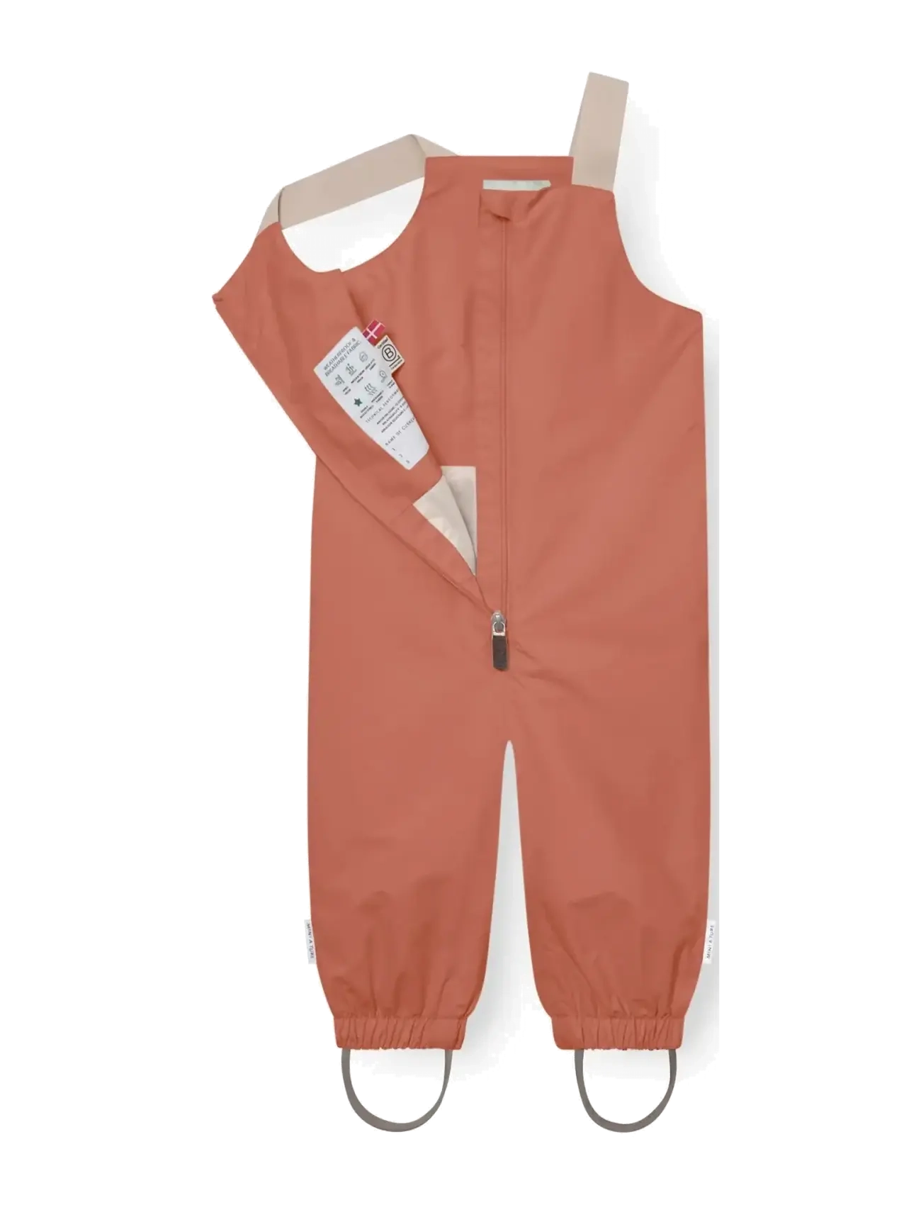 MINI A TURE - MATWALENTAYA overalls. GRS - vihmapüksid - rustic brown - 2