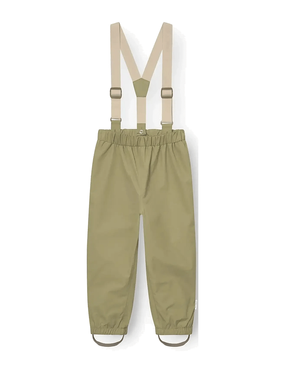 MINI A TURE - MATWILANS suspender pants. GRS - babyhosen - boa green - 1