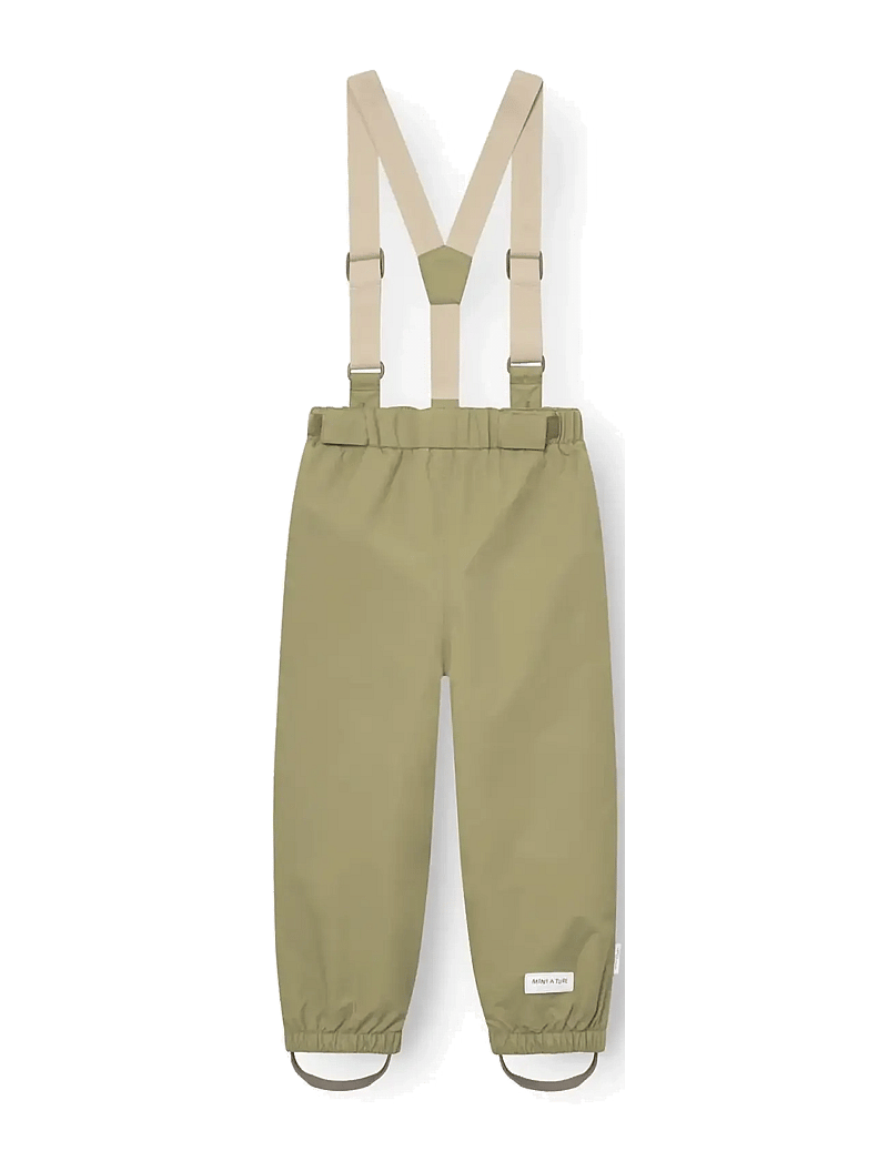 MINI A TURE - MATWILANS suspender pants. GRS - babybukser - boa green - 2