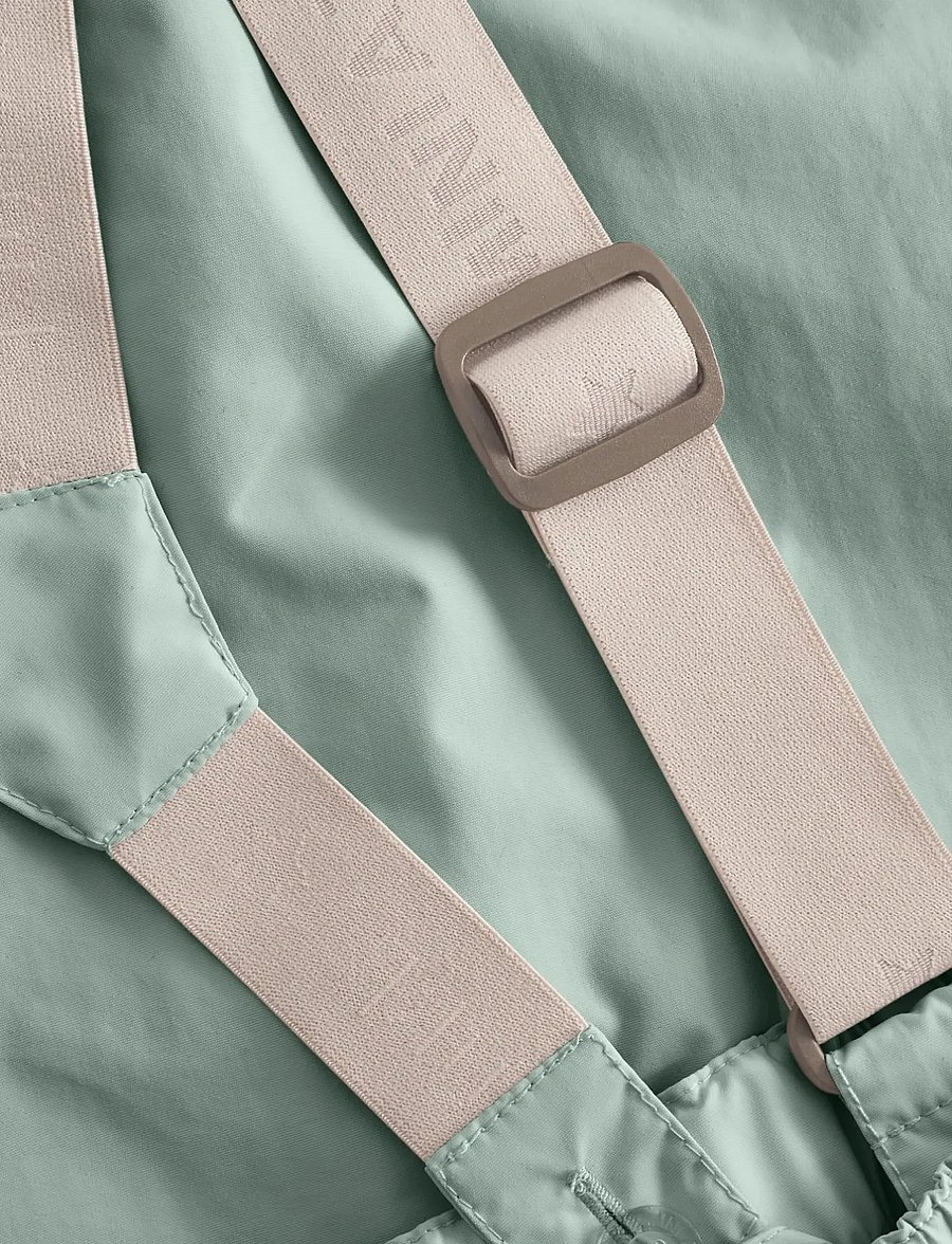 MINI A TURE - MATWILANS suspender pants. GRS - babyhosen - granite green - 2