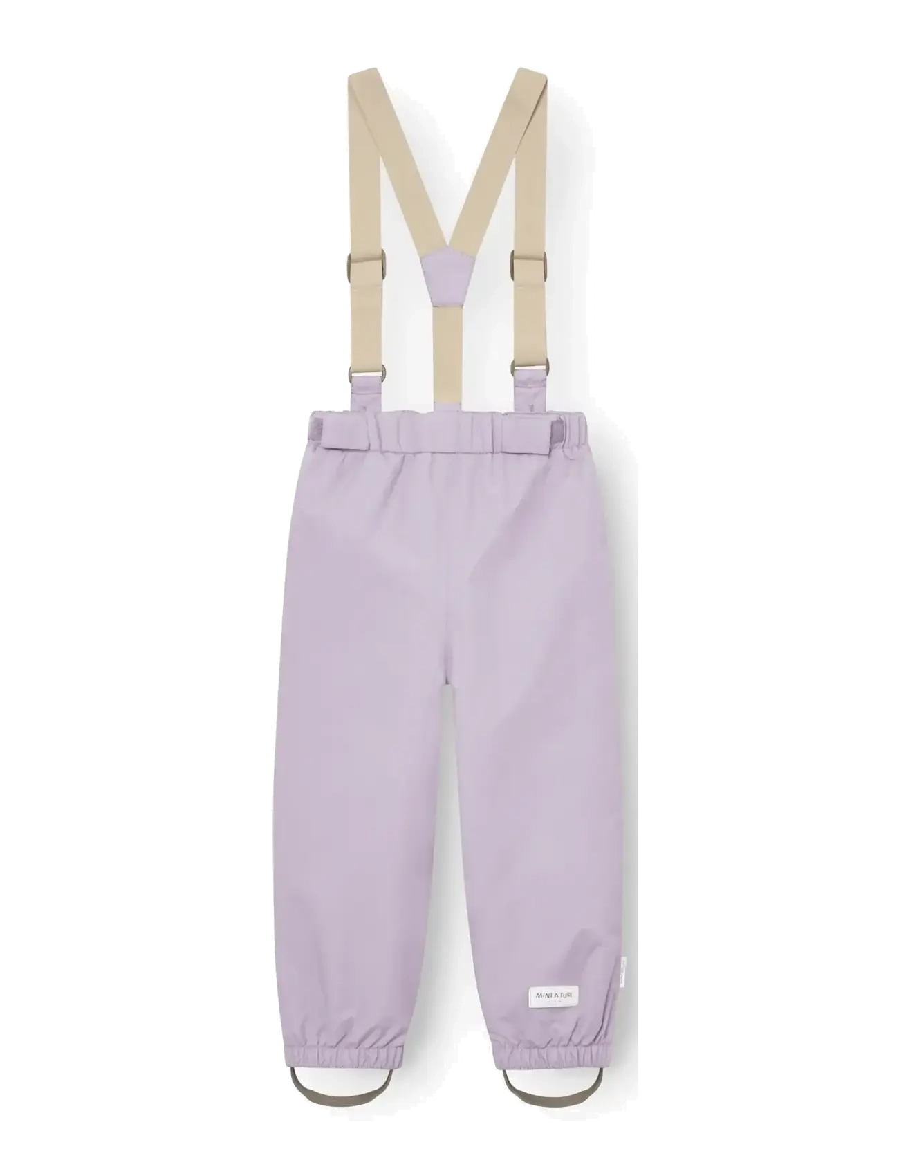 MINI A TURE - MATWILANS suspender pants. GRS - baby trousers - minimal lilac - 1