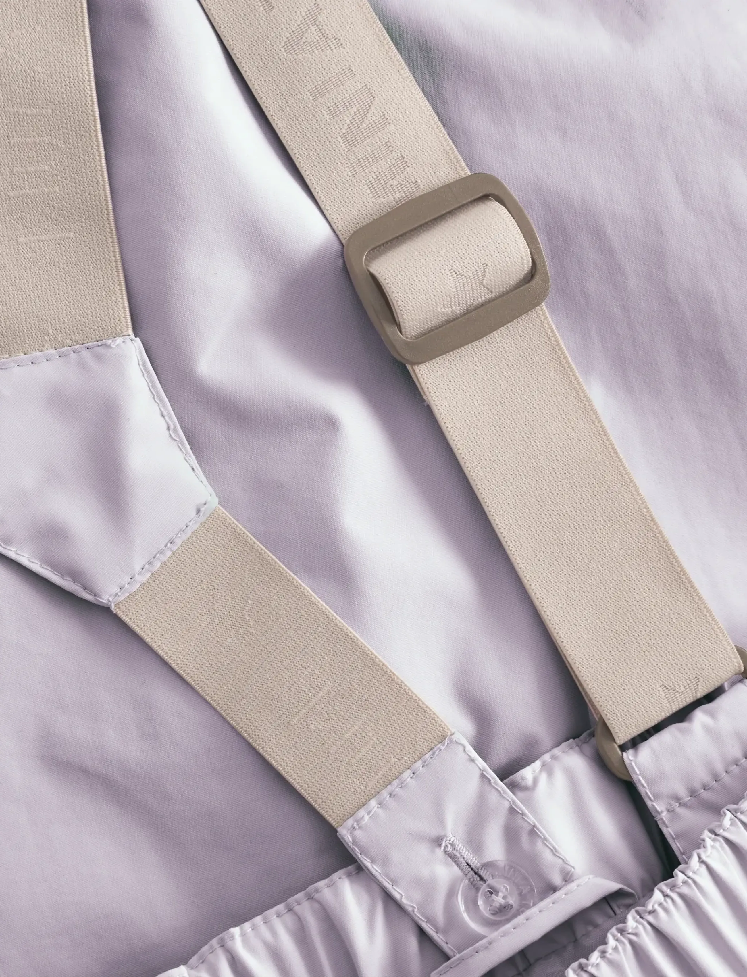 MINI A TURE - MATWILANS suspender pants. GRS - baby trousers - minimal lilac - 2