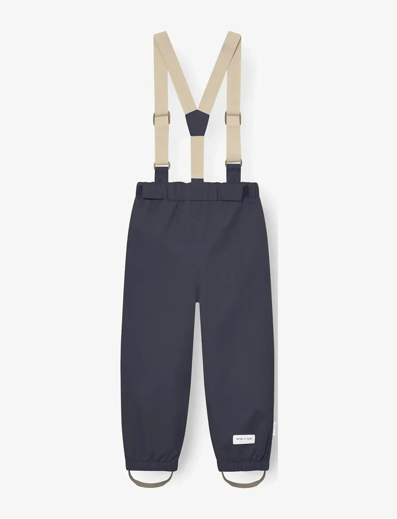 MINI A TURE - MATWILANS suspender pants. GRS - babybukser - ombre blue - 2