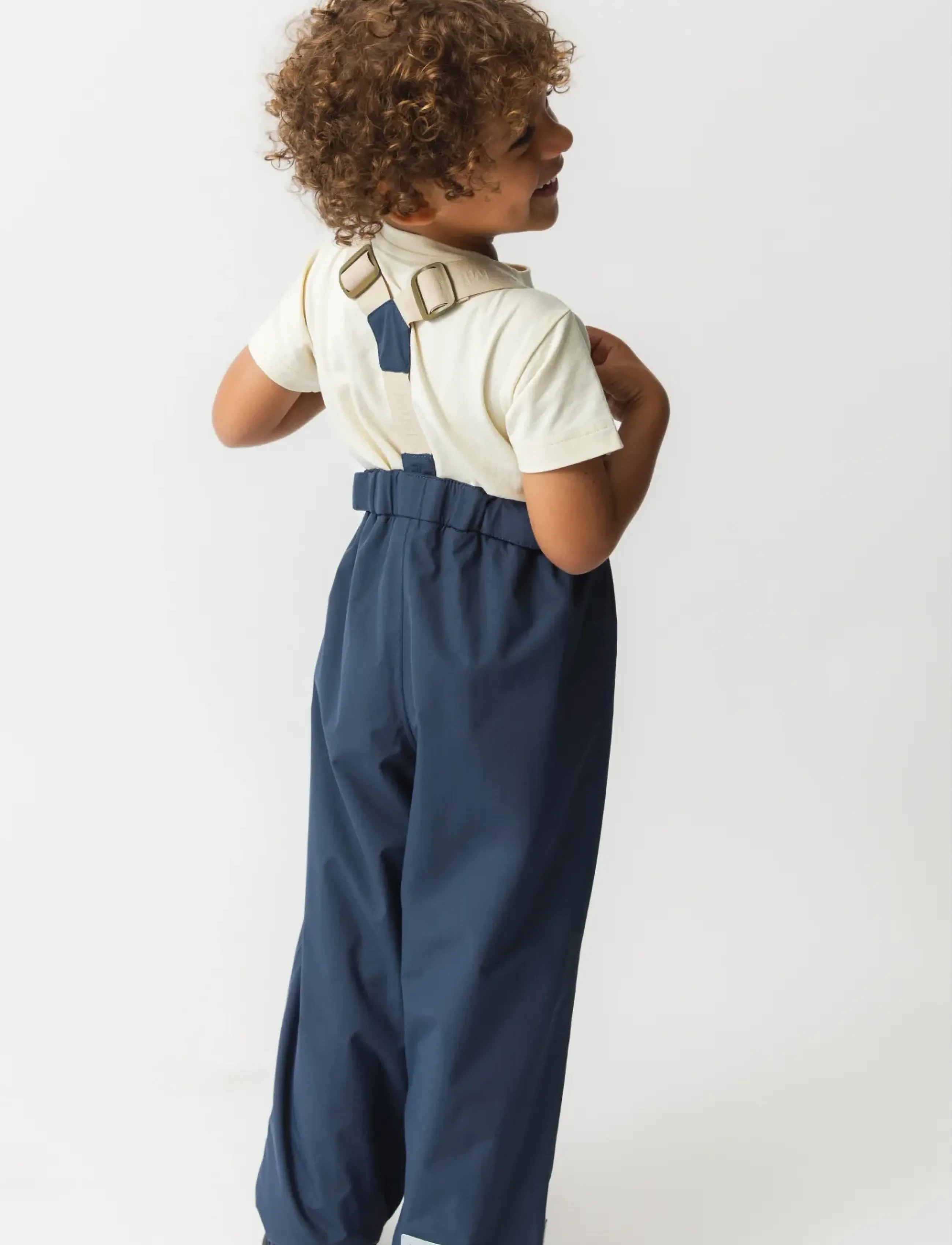 MINI A TURE - MATWILANS suspender pants. GRS - babyhosen - ombre blue - 4