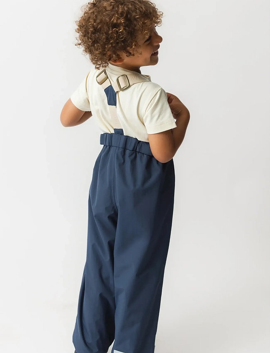 MINI A TURE - MATWILANS suspender pants. GRS - babyhosen - ombre blue - 4