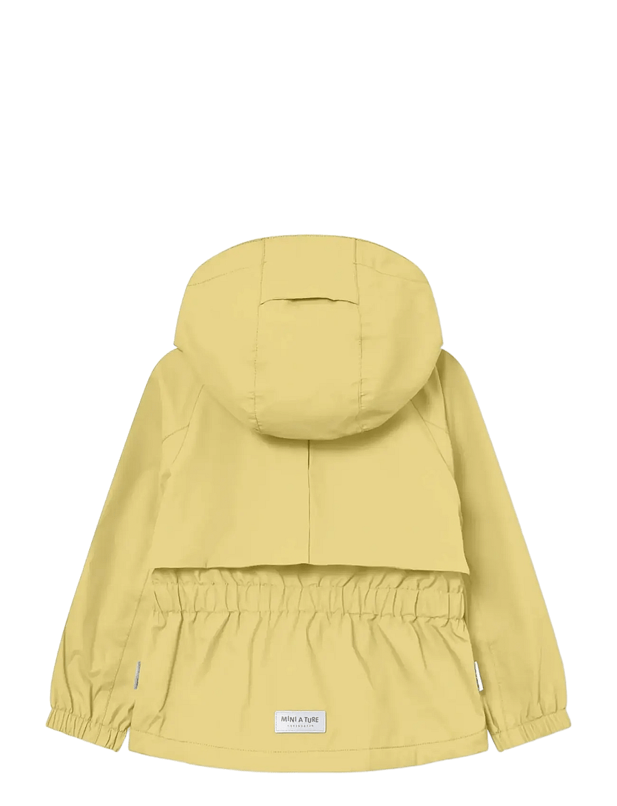 MINI A TURE - MATALGEA fleece lined jacket. GRS - regenjacken - dusky citron - 1