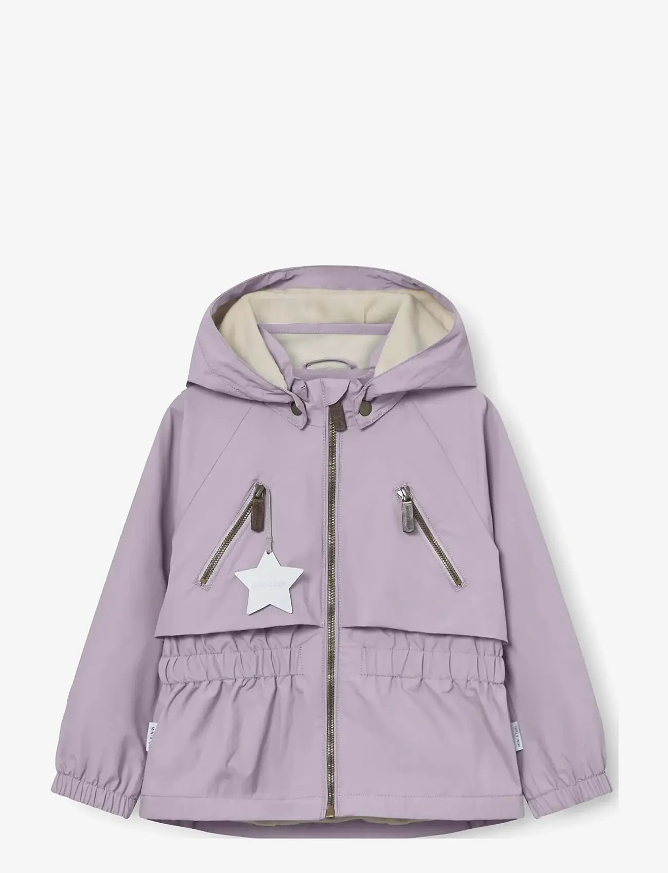 MINI A TURE - MATALGEA fleece lined jacket. GRS - regnjakker - minimal lilac - 0