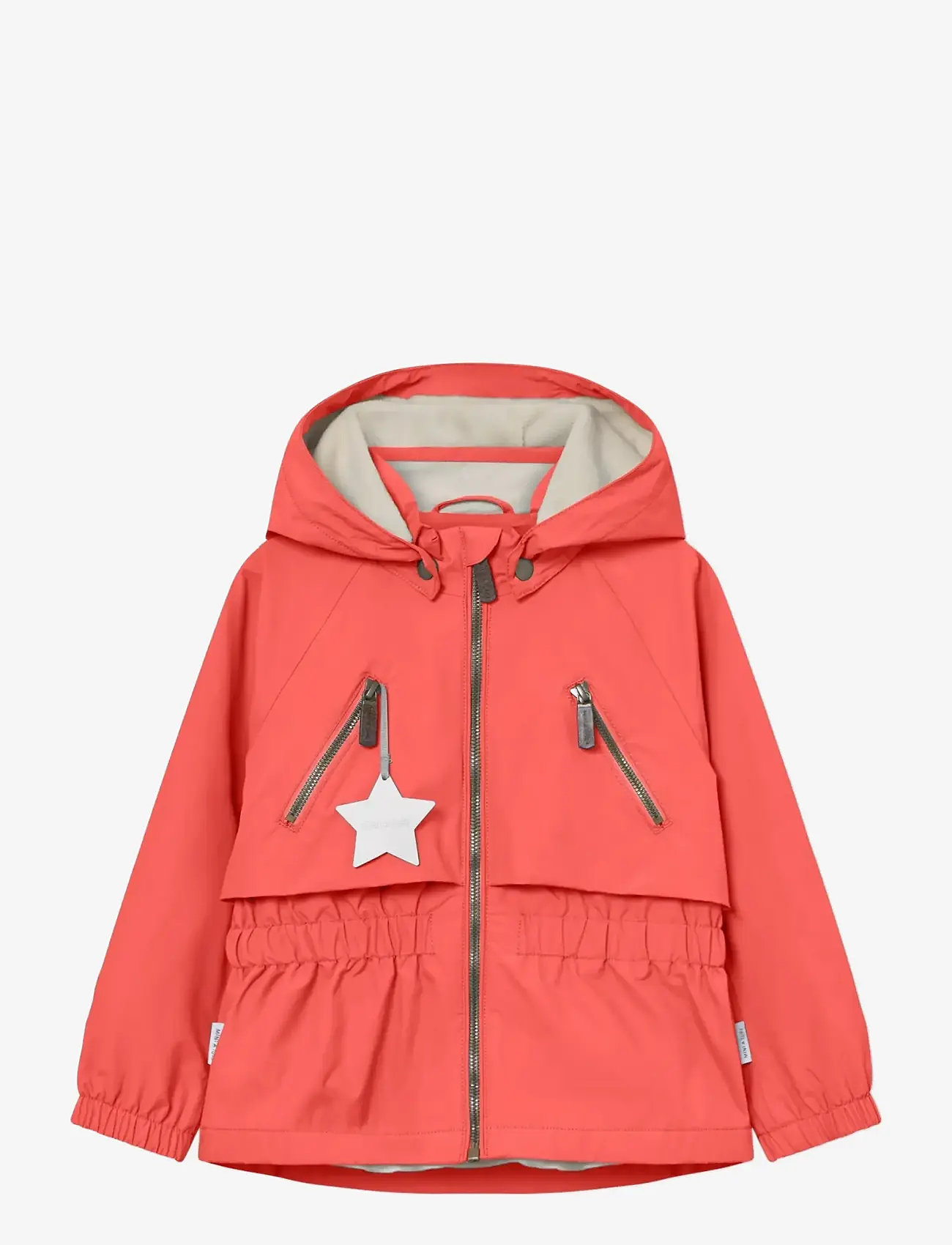 MINI A TURE - MATALGEA fleece lined jacket. GRS - regnjakker - paprika red - 0