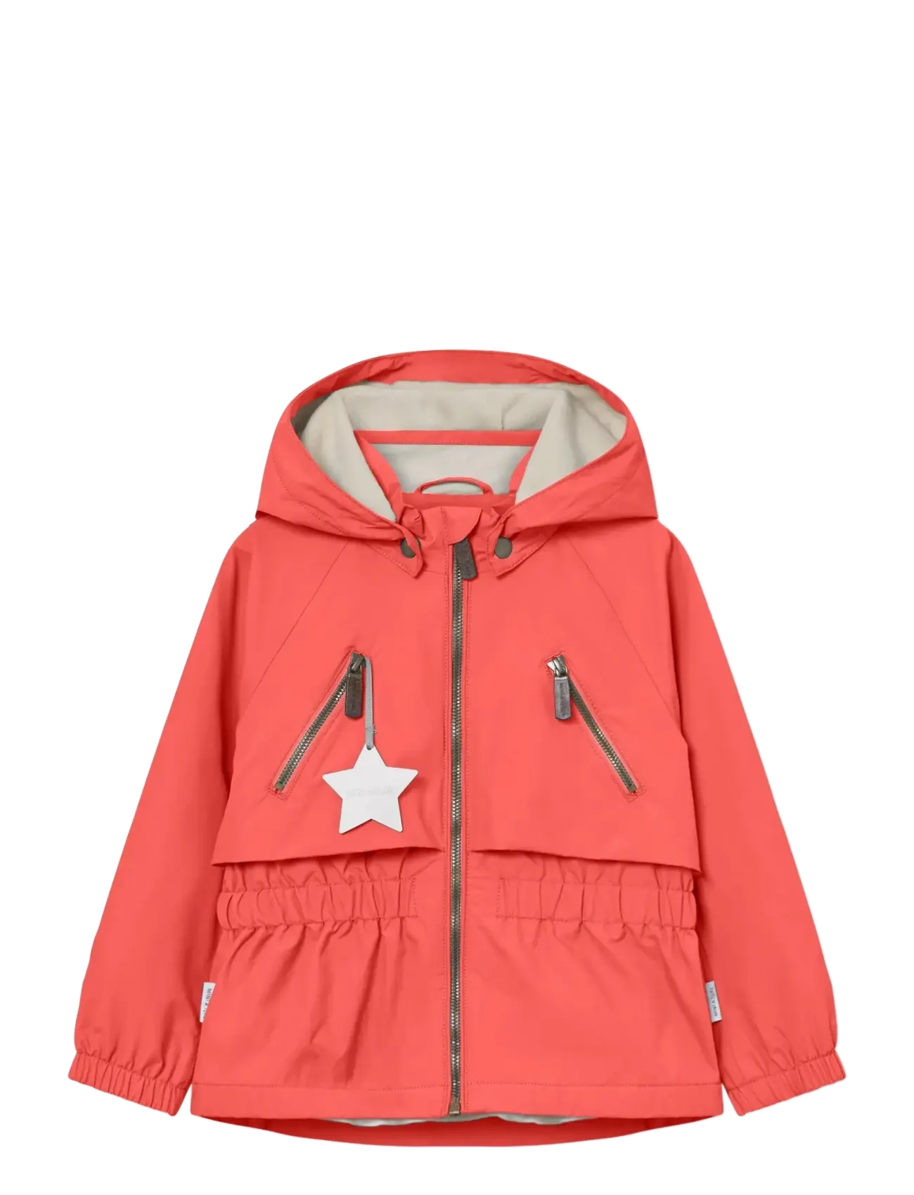 MINI A TURE MATALGEA fleece lined jacket. GRS - Overtøj - PAPRIKA RED / red