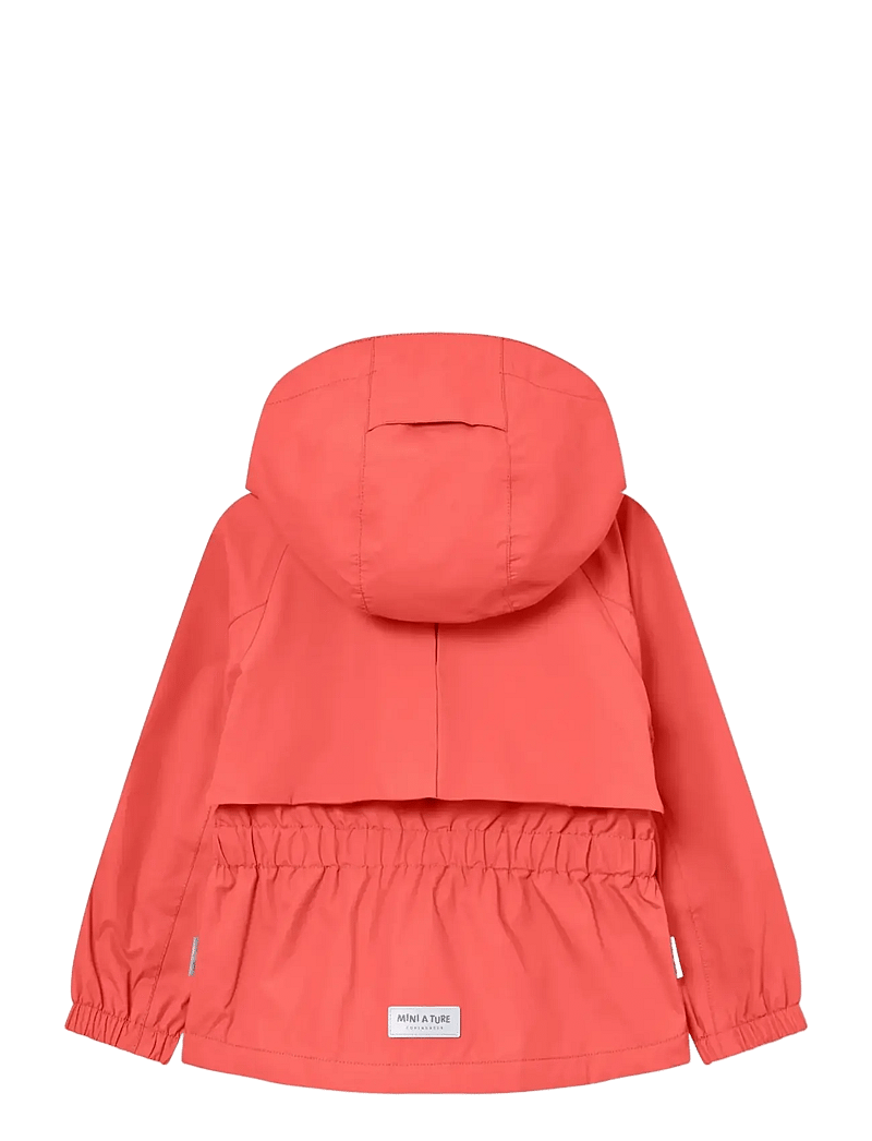 MINI A TURE - MATALGEA fleece lined jacket. GRS - regnjakker - paprika red - 1