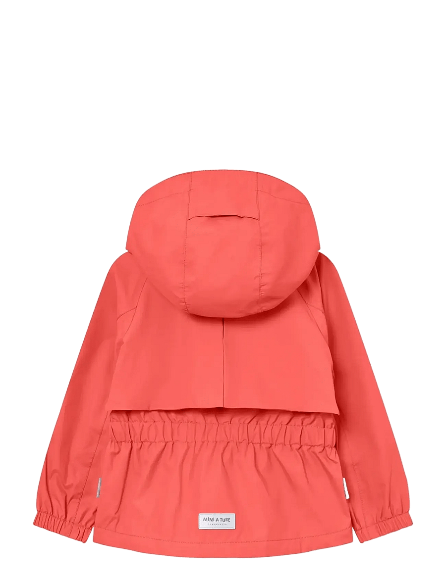 MINI A TURE - MATALGEA fleece lined jacket. GRS - regenjacken - paprika red - 1
