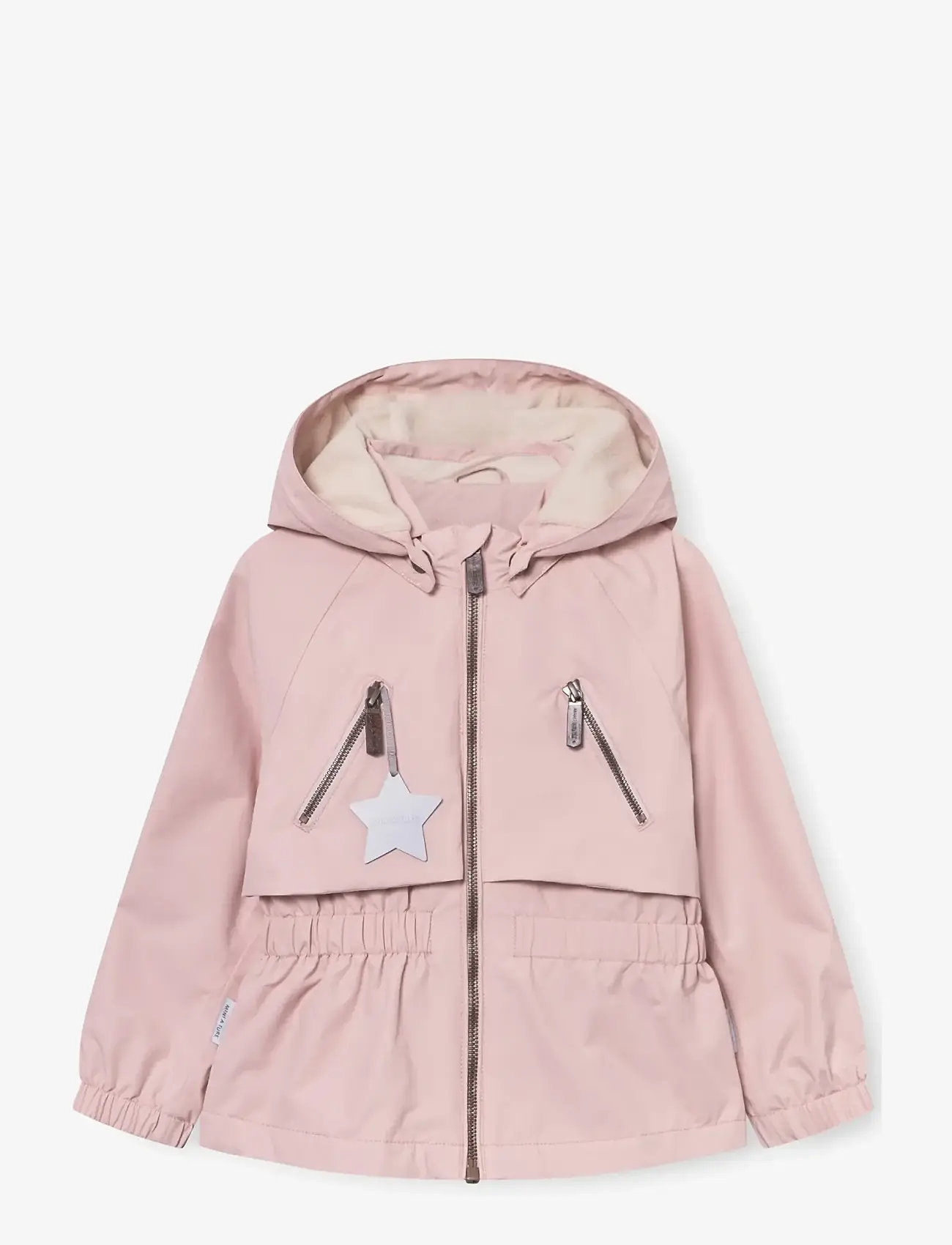 MINI A TURE - MATALGEA fleece lined jacket. GRS - vihmajoped - rose smoke - 0