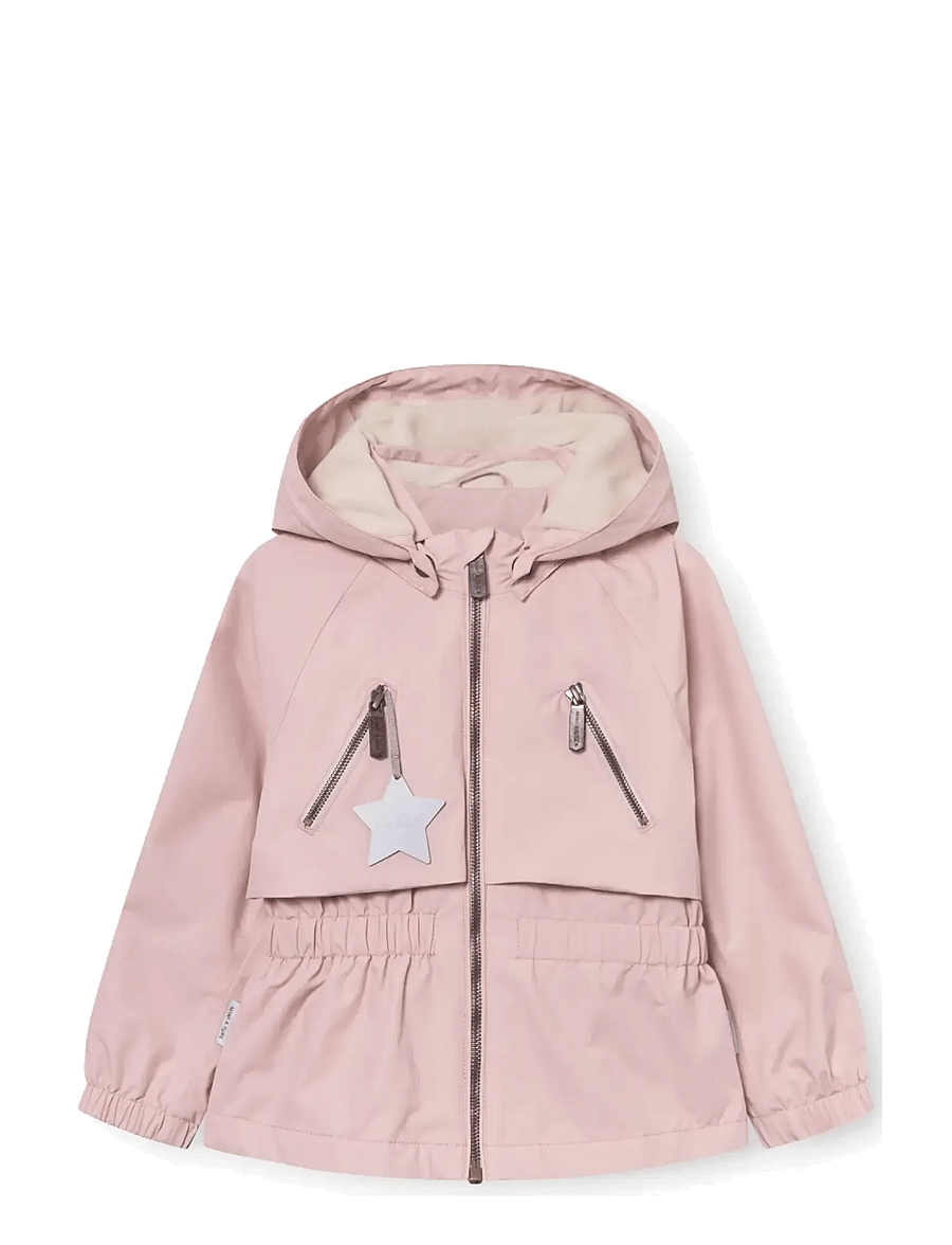 MINI A TURE - MATALGEA fleece lined jacket. GRS - regnjakker - rose smoke - 0