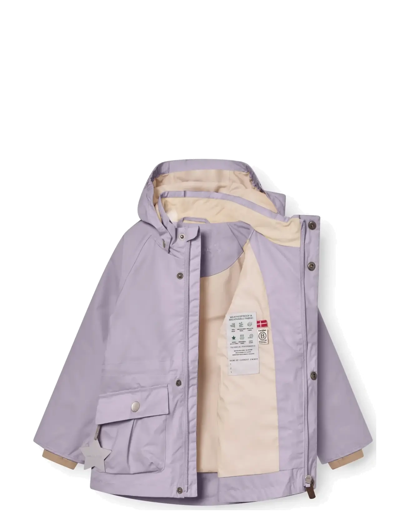 MINI A TURE - MATALLURE jacket. GRS - frühlingsjacken - minimal lilac - 2