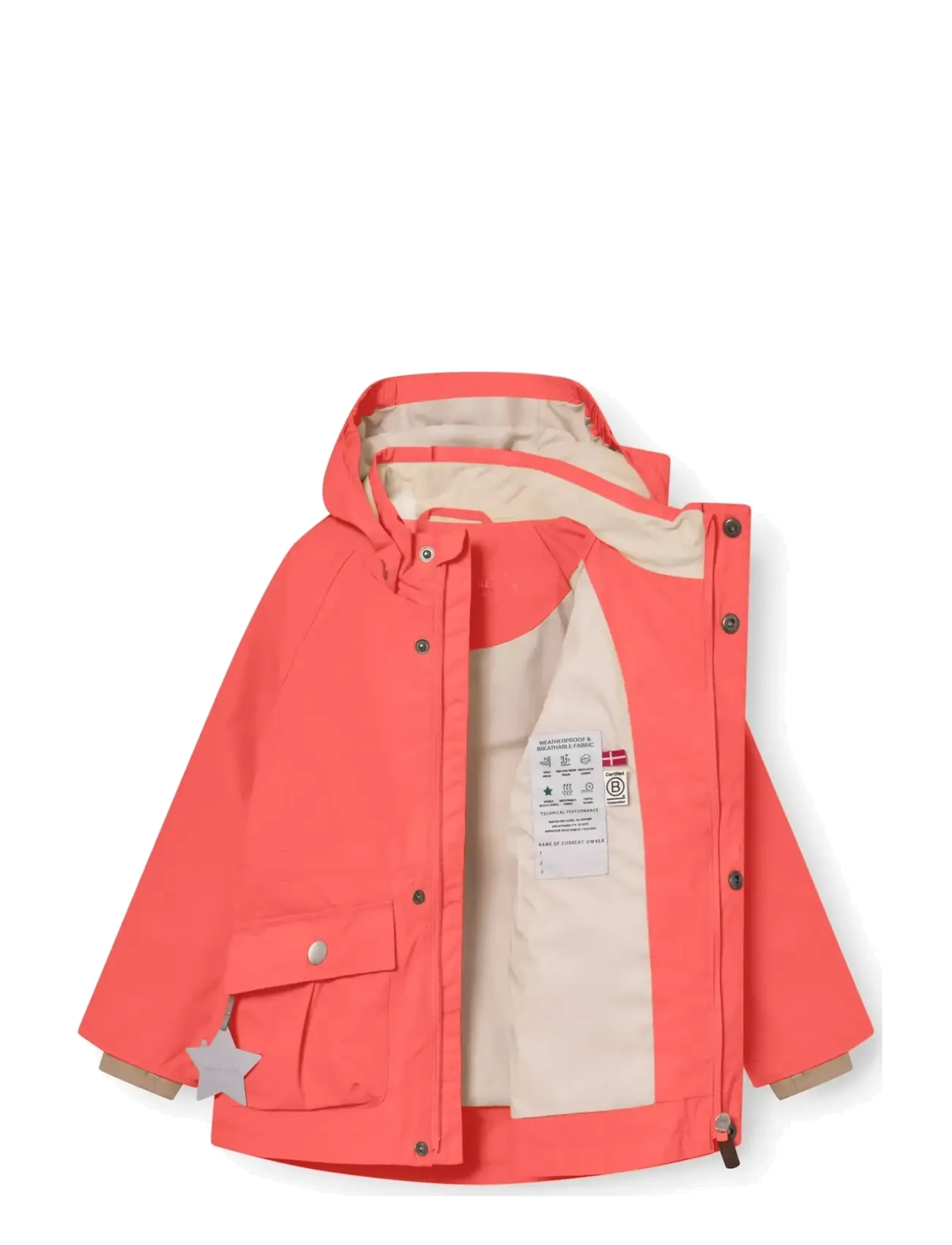 MINI A TURE - MATALLURE jacket. GRS - tunna jackor - paprika red - 2
