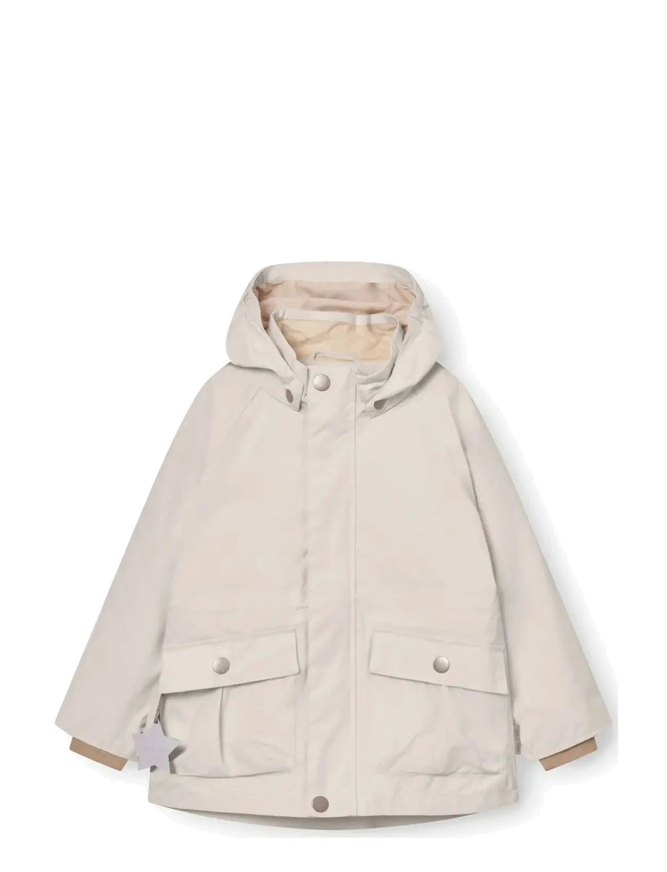 MINI A TURE MATALLURE jacket. GRS - Nyheder - SANDSHELL / cream