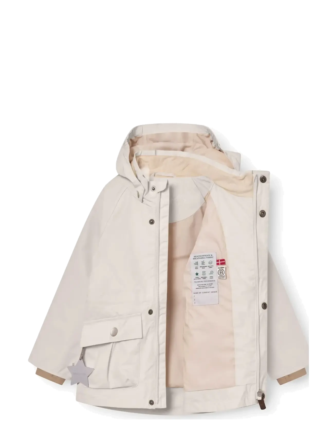 MINI A TURE - MATALLURE jacket. GRS - frühlingsjacken - sandshell - 3
