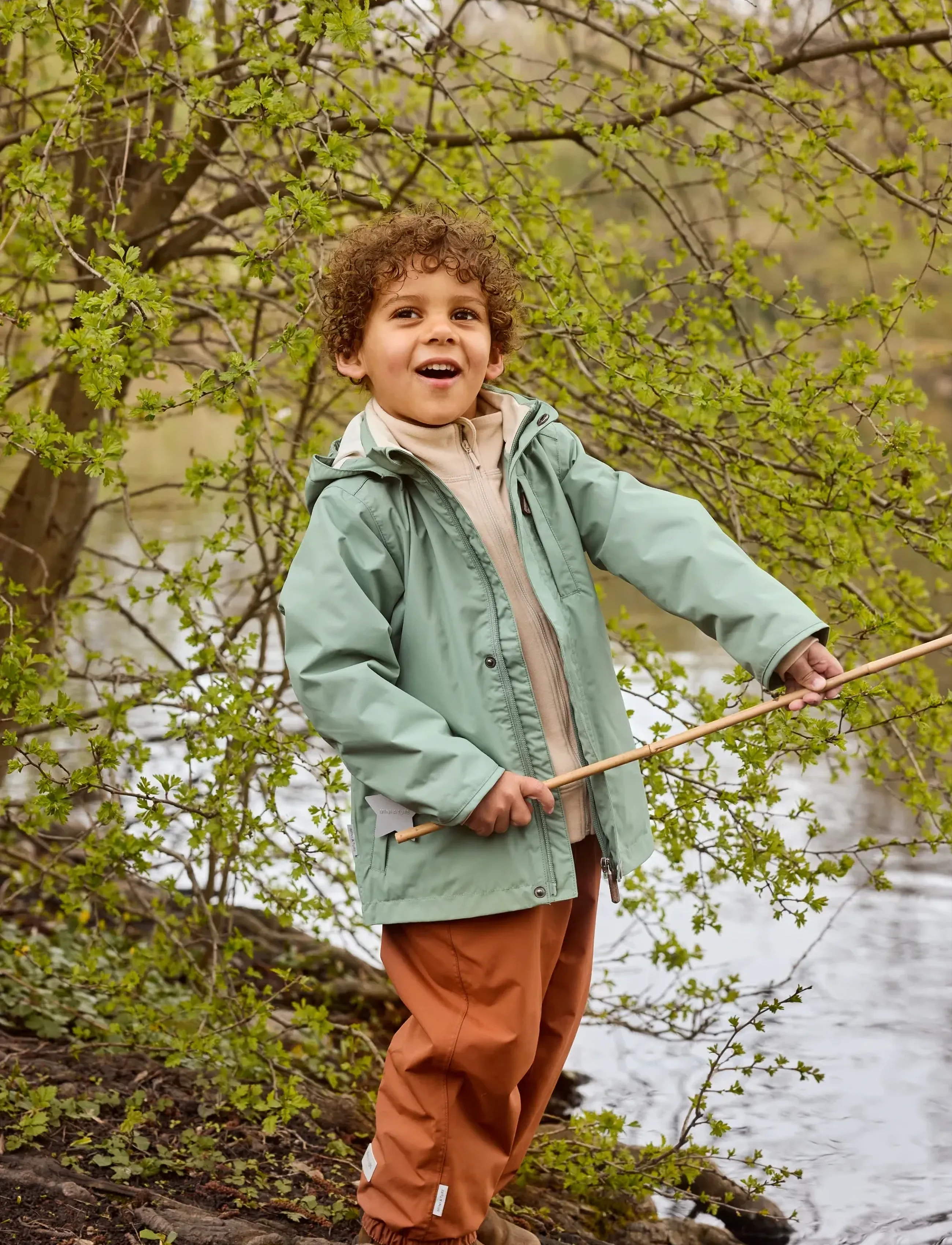 MINI A TURE MATADWEN jacket. GRS - MINI A TURE - GRANITE GREEN / green