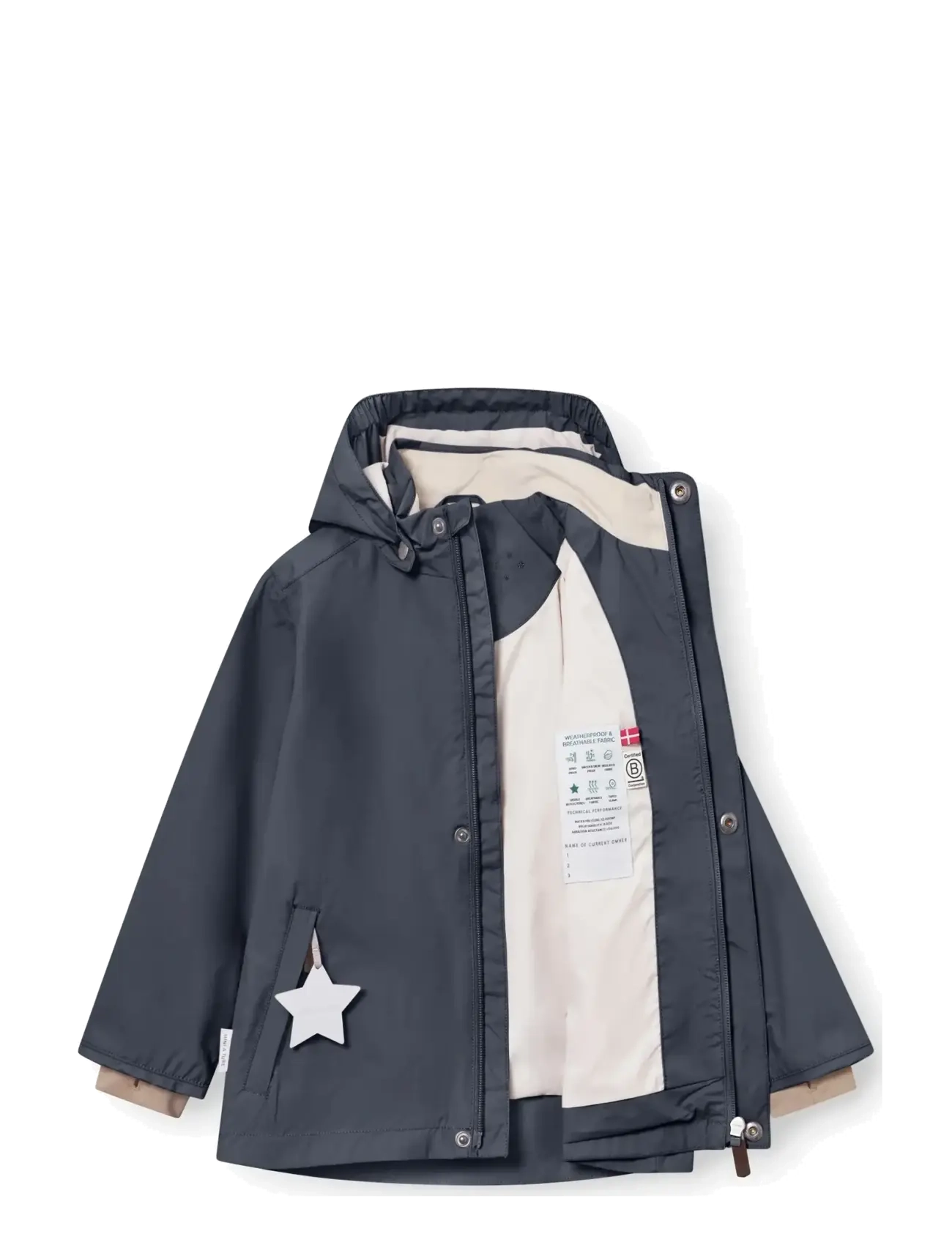 MINI A TURE - MATADWEN jacket. GRS - efterårsjakker - ombre blue - 2