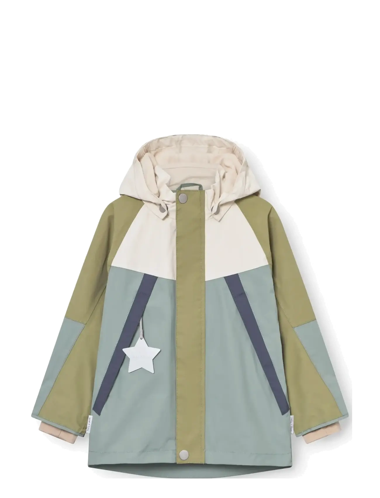 MINI A TURE MATVALON fleece lined jacket. GRS - Joped - GRANITE GREEN COL. B. / multi