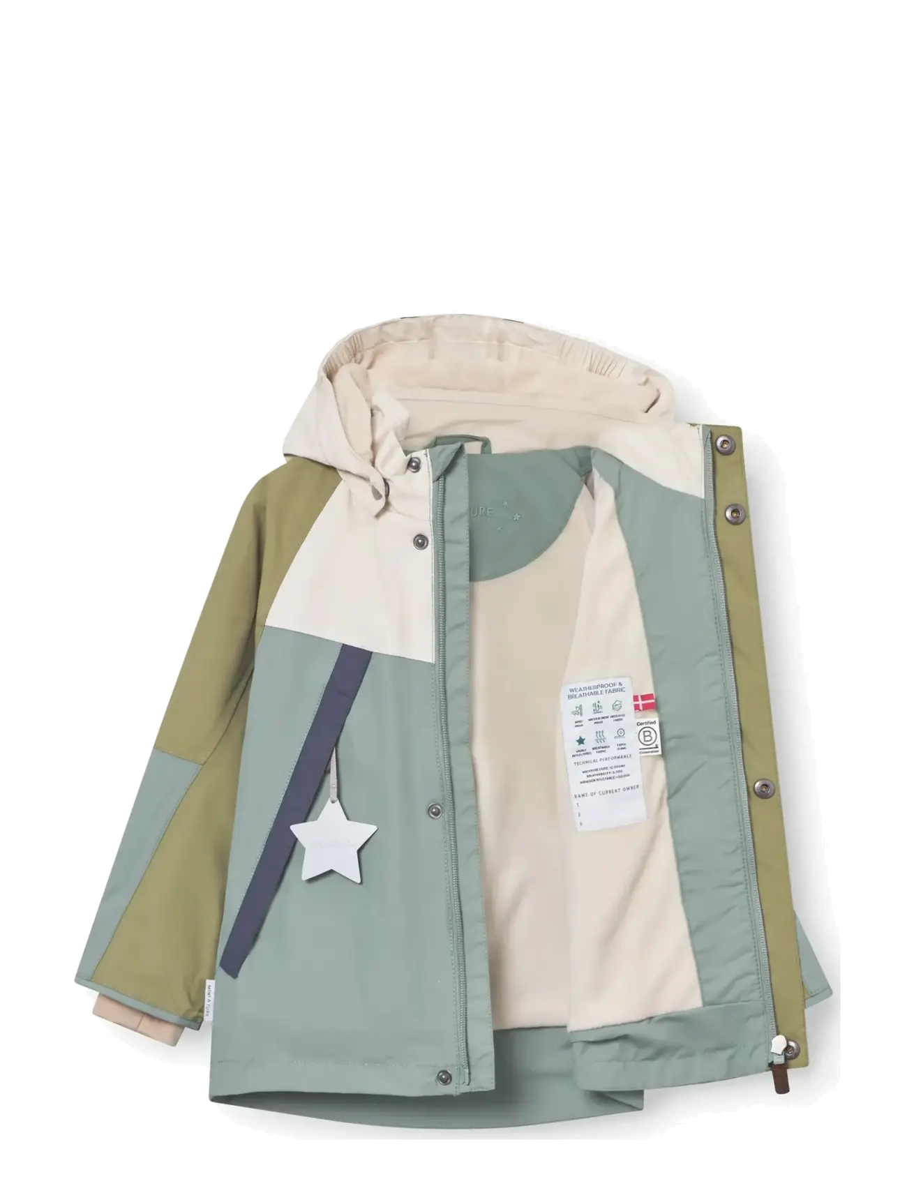 MINI A TURE - MATVALON fleece lined jacket. GRS - tunna jackor - granite green col. b. - 3