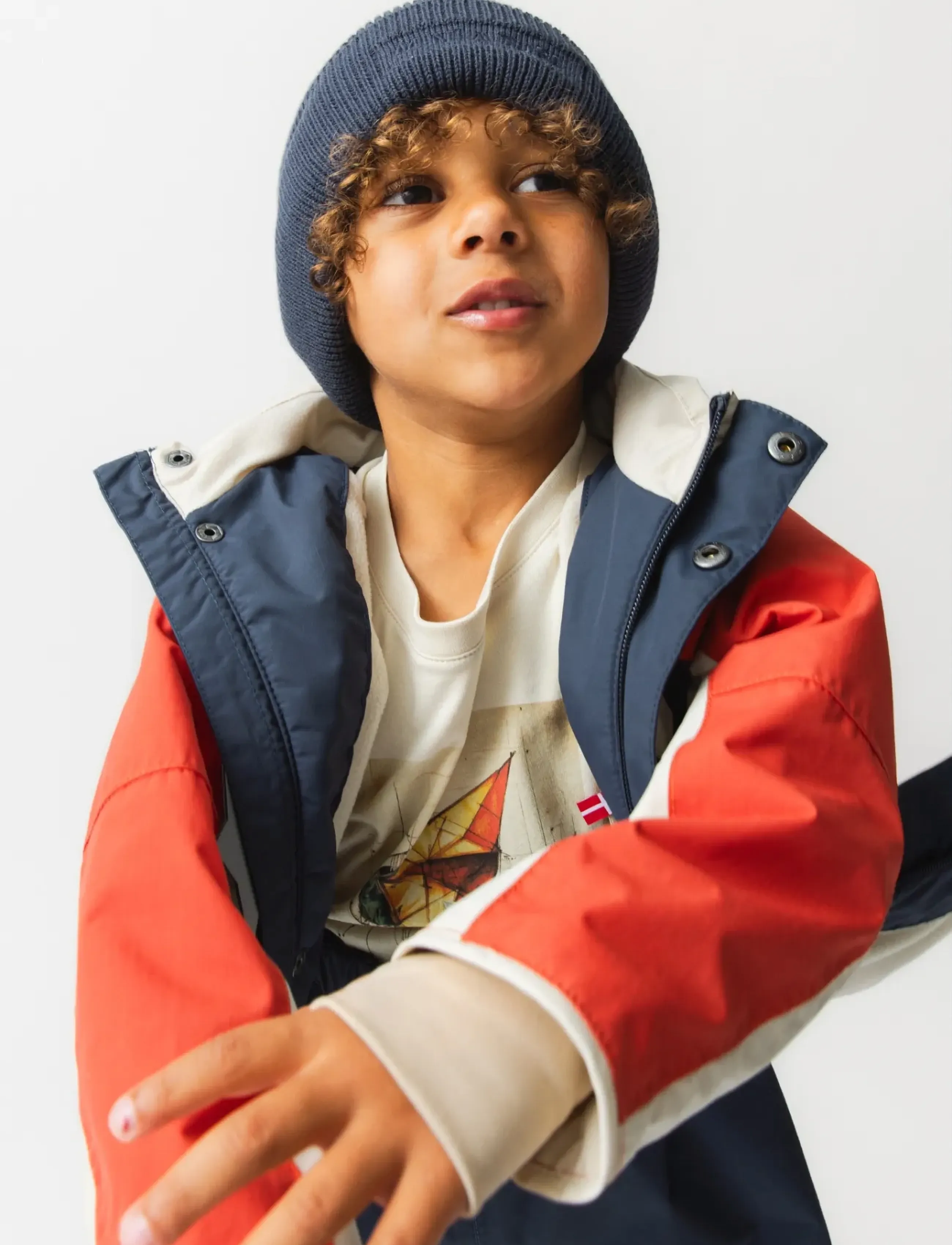MINI A TURE - MATVALON fleece lined jacket. GRS - leichte jacken - paprika red col. b. - 5